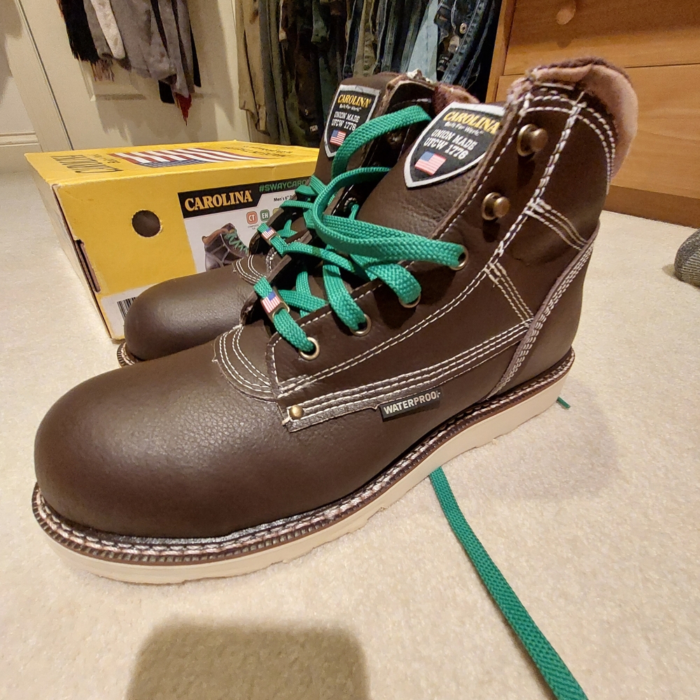 Carolina Men's Waterproof Brown Boots